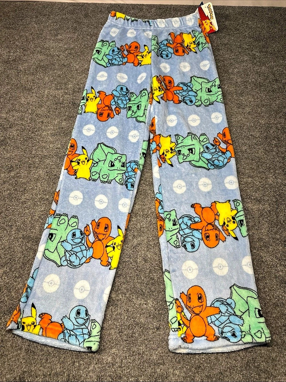 Pokemon fleece pajama pants Pajama Pants Blue Boys 14/16 NWT